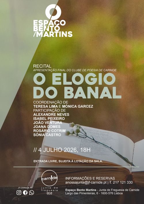 Recital de Poesia "O Elogio do Banal"